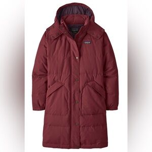Patagonia full length down jacket, Beautiful RED!!   NWT